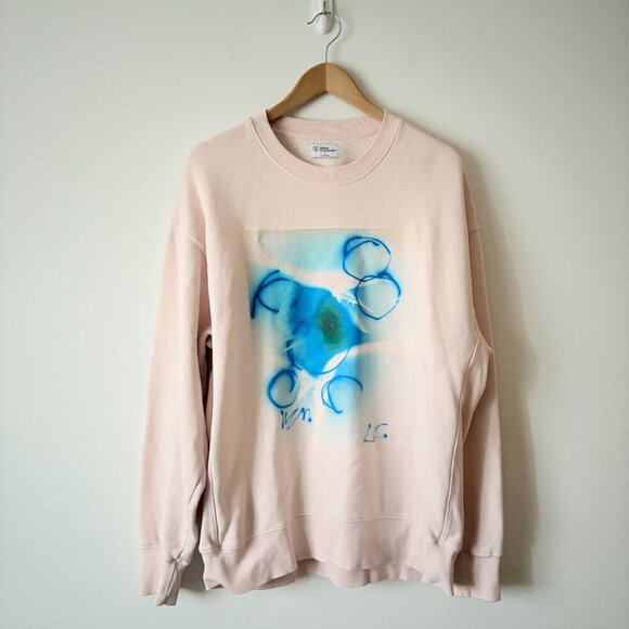 Aritzia Community x Lea Colombo Limited Edition Crewneck Pink Blue Size Medium - Picture 4 of 7